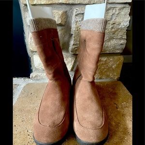 Women’s easy spirit brand new size 8 1/2 tan leather winter boot